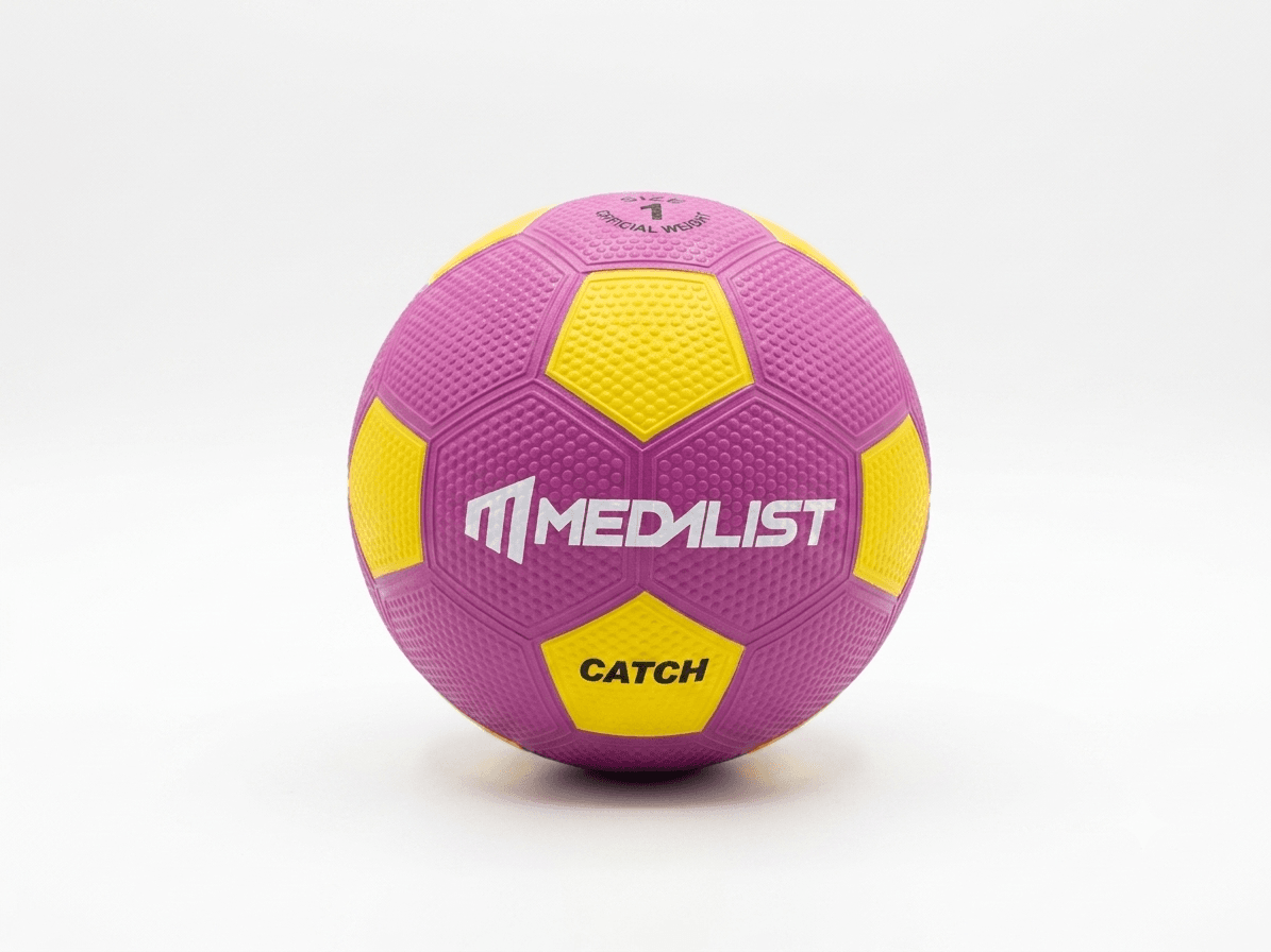 Medalist Catch Size 1 Allround Ball – Purple/Yellow