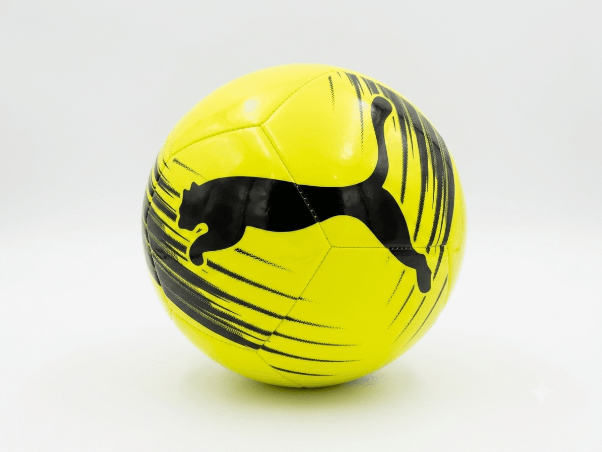 Puma Graphic Soccer Ball – Vibrant Yellow & Black