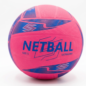 SNS UltraGrip Size 5 Netball – Pink/Blue