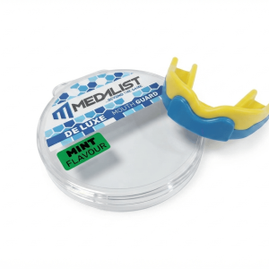 Medalist Deluxe Mouth Guard Blue/Yellow