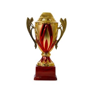 Plastic Trophy Incl Fig Gold Large 38cm