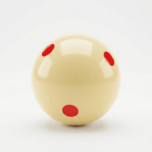Aramith Red Dot Cue Ball – Professional Pool Ball 1 7/8