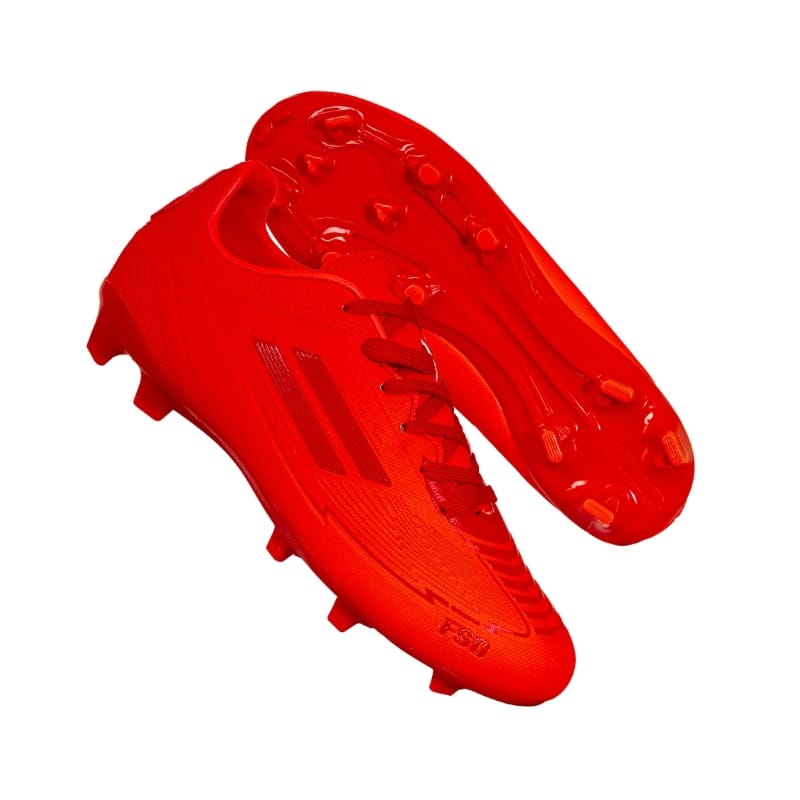 Pro Football Soccer Boots Firm Ground Red - Image 7