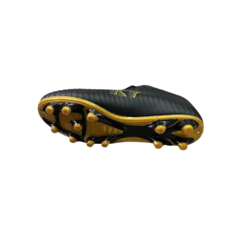 K7 Mens Soccer Boots Korea Black and Gold - Image 2