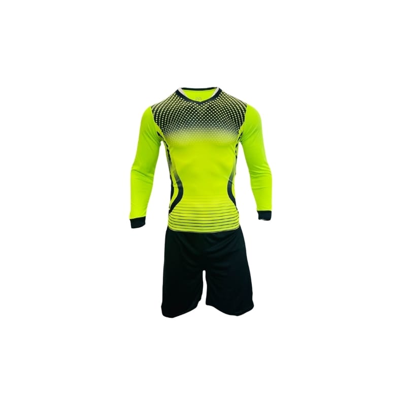 Plain Goalkeeper Sublimated Neon Yellow Black