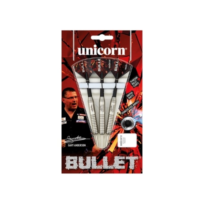 Unicorn Bullet Gary Anderson 25g Steel Tip Darts - Image 2